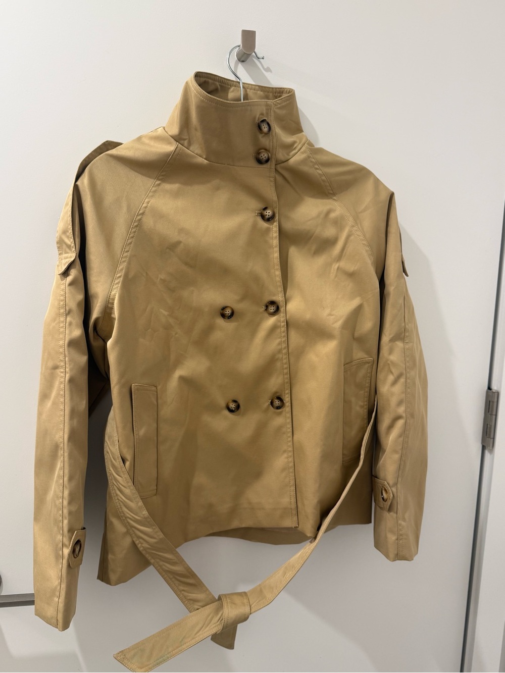Cropped Trench Coat